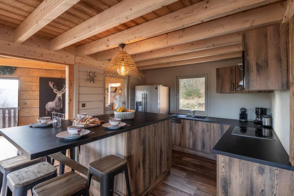 Luxueux Chalet Avec Vue Sur Les Pistes Et Le Hohneck Ле-Толі Екстер'єр фото