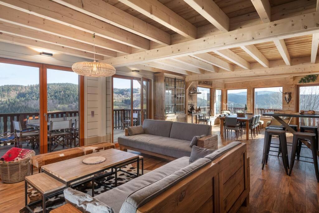Luxueux Chalet Avec Vue Sur Les Pistes Et Le Hohneck Ле-Толі Екстер'єр фото